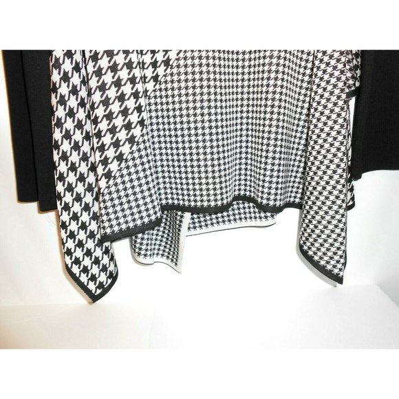 St. John Black Label Waterfall Cardigan Sweater Me - Picture 9 of 11